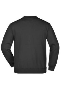 Schweres Kinder-Sweatshirt mit Rundhalsausschnitt, black - James & Nicholson (4)