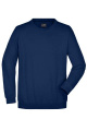 Schweres Sweatshirt mit Rundhalsausschnitt, navy