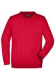 Schweres Sweatshirt mit Rundhalsausschnitt, red