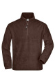 Half-Zip Fleece, brown