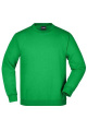 Schweres Kinder-Sweatshirt mit Rundhalsausschnitt, fern-green
