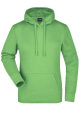 Ladies' Hooded Sweat, lime-green