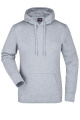 Ladies' Hooded Sweat, grey-heather
