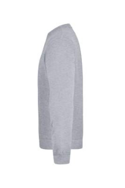 Basic-Sweatshirt, grey-heather - James & Nicholson (2)