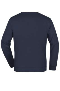 Basic-Sweatshirt, navy - James & Nicholson (4)
