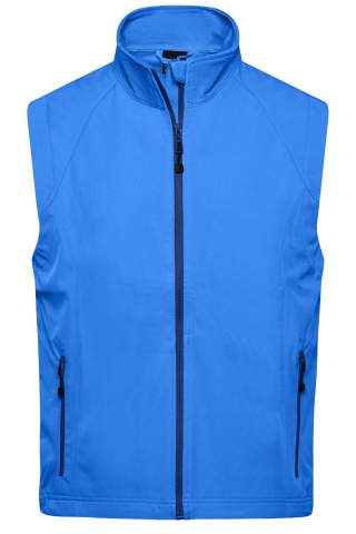 Men's Softshell Vest, azur – James & Nicholson (1)