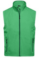 Men's Softshell Vest, green