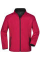 Men's Promo Softshell Jacket, red/black
