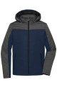 Men's Winter Jacket, navy/anthracite-melange