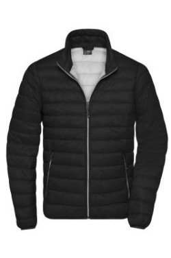 Men's Down Jacket, black/silver – James & Nicholson (2)