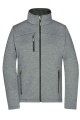 Ladies' Softshell Jacket, dark-melange/black