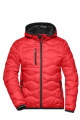 Ladies' Padded Jacket, red/black