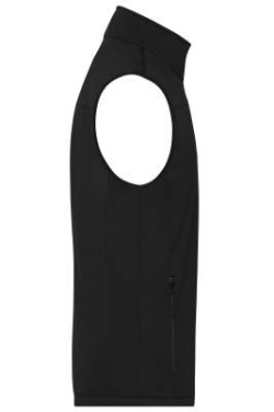 Men's Softshell Vest GRS, black – James & Nicholson (3)