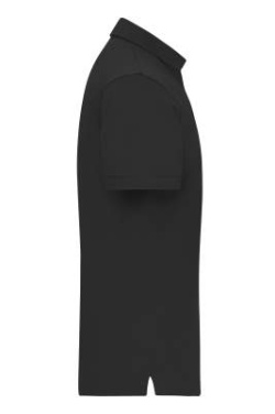 Men's Mercerised Polo, black – James & Nicholson (3)