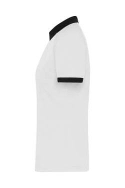 Ladies' Zip-Polo, white/black – James & Nicholson (2)