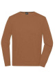 Men's Round-Neck Pullover, camel