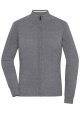 Ladies' Zip-Cardigan, grey-heather