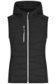 Ladies' Hybrid Vest, black/black