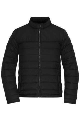 Ladies' Padded Jacket GRS, black – James & Nicholson (1)
