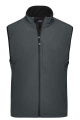 Men's Softshell Vest, carbon