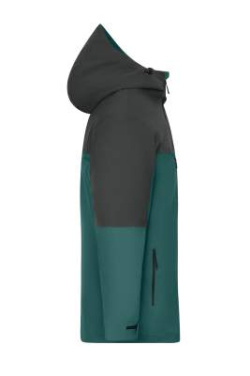 Men's 3-in-1-Jacket GRS, smoky-green/carbon – James & Nicholson (3)