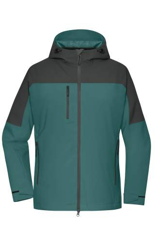 Ladies' 3-in-1-Jacket GRS, smoky-green/carbon – James & Nicholson (1)