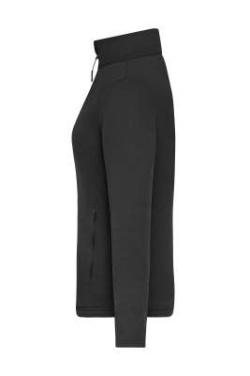 Ladies' Sports Structured Fleece Jacket GRS, black – James & Nicholson (2)