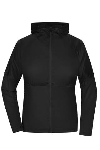 Ladies' Running Jacket, black – James & Nicholson (1)