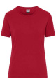 Ladies' ORGANIC Stretch-T Work - SOLID - OCS Blended, red