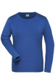 Ladies' ORGANIC Stretch-Longsleeve Work - SOLID - OCS Blended, royal