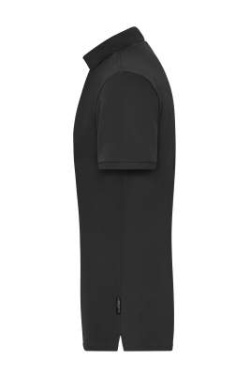 Men's ORGANIC Stretch-Polo Work - SOLID - OCS Blended, black – James & Nicholson (2)