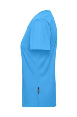 Ladies' ORGANIC Workwear T-Shirt OCS Blended, aqua – James & Nicholson (2)