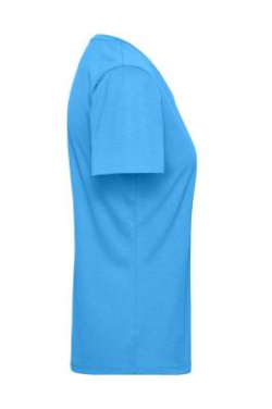 Ladies' ORGANIC Workwear T-Shirt OCS Blended, aqua – James & Nicholson (3)