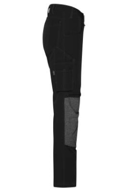 Workwear Pants 4-Way Stretch Slim Line, black – James & Nicholson (4)
