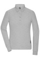 Ladies' Workwear-Long-Sleeved Polo OCS Blended, grey-heather