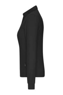 Ladies' Workwear-Long-Sleeved Polo OCS Blended, black – James & Nicholson (2)