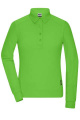 Ladies' Workwear-Long-Sleeved Polo OCS Blended, lime-green