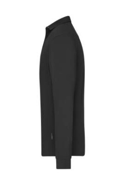 Men's Workwear-Long-Sleeved Polo OCS Blended, black – James & Nicholson (2)