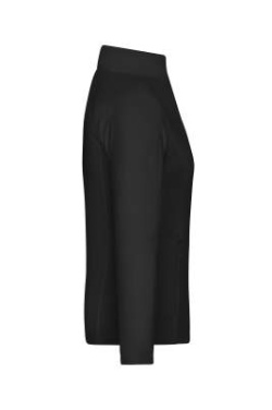 Ladies' Stretchfleece Jacket, black/black – James & Nicholson (3)