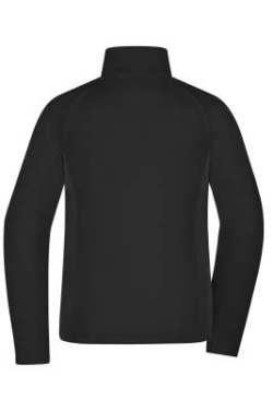 Ladies' Stretchfleece Jacket, black/black – James & Nicholson (4)