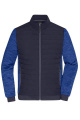 Men's Padded Hybrid Jacket, navy/royal-melange