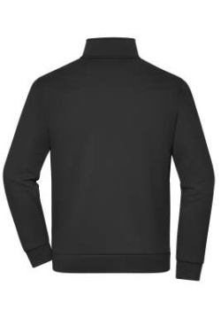 Workwear Fleece Jacket, black – James & Nicholson (4)