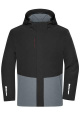 Workwear Hardshell Rainjacket, black/metal-grey
