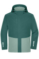 Workwear Hardshell Rainjacket, industrial-green/foggy-green