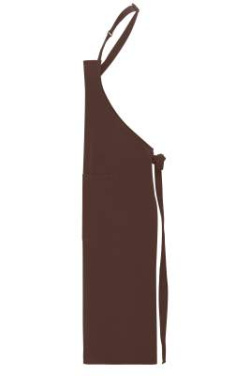 Apron with Bib, brown – James & Nicholson (2)