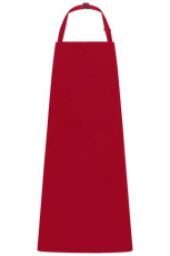 Apron with Bib, red