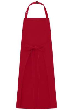 Apron with Bib, red – James & Nicholson (4)