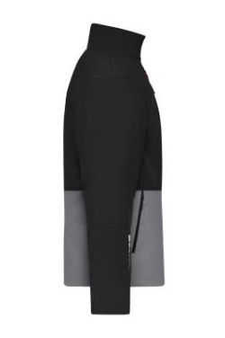 Workwear Softshell Jacket, black/metal-grey – James & Nicholson (3)
