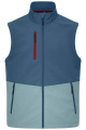 Workwear Softshell Vest, deep-blue/steel-blue