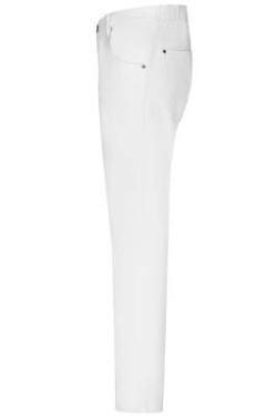 Men's 5-Pocket-Stretch-Pants, white – James & Nicholson (2)